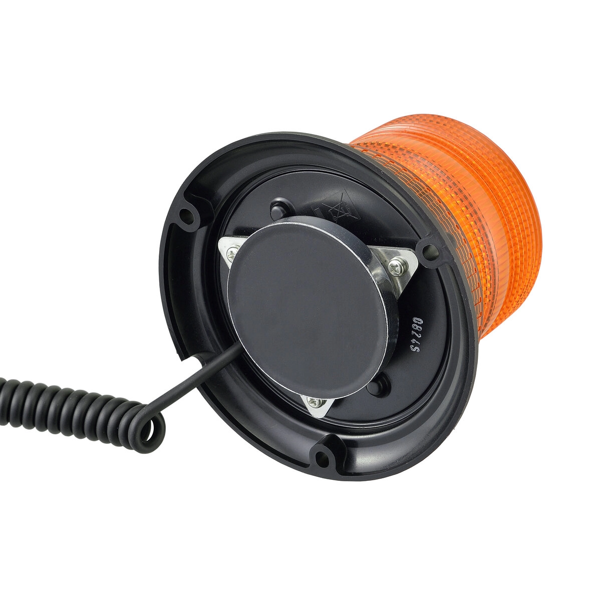 LEDフラッシュ灯 オレンジ マグネット ビス止め兼用 DC12～24V 準防水