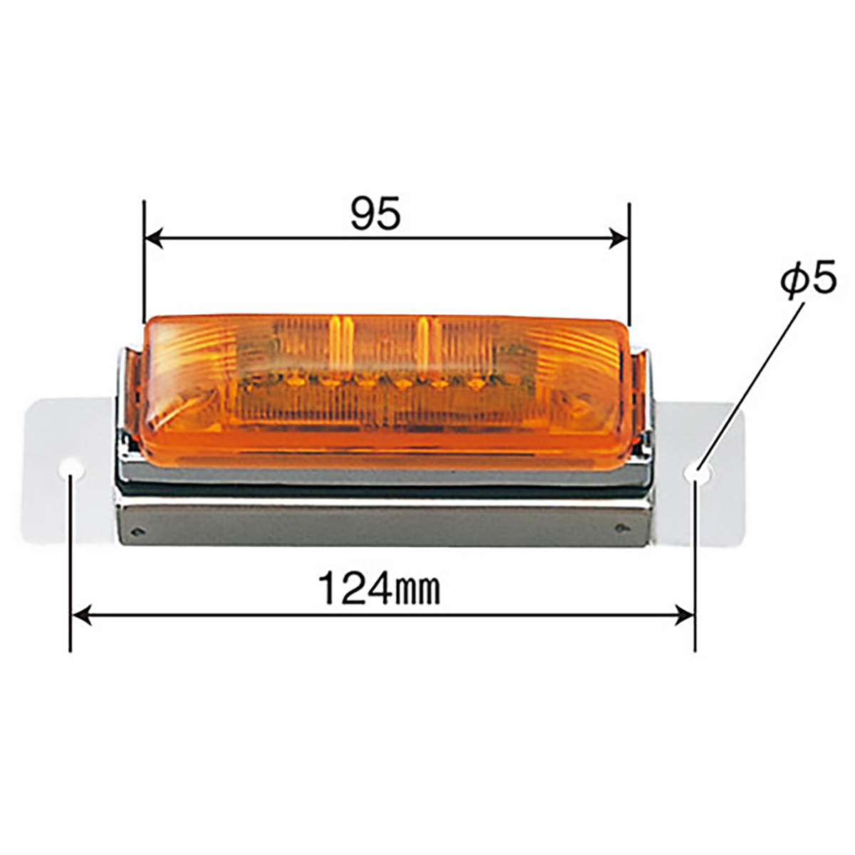 車高灯 防水 LED DC24V