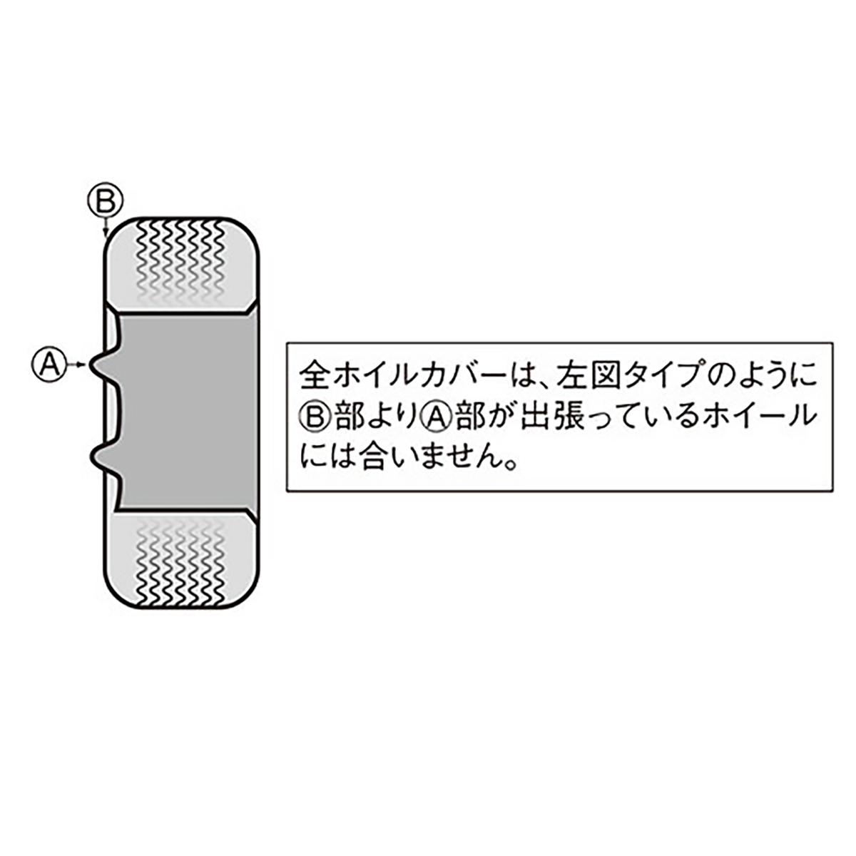 ホイルカバー ABS 4枚入 13インチ