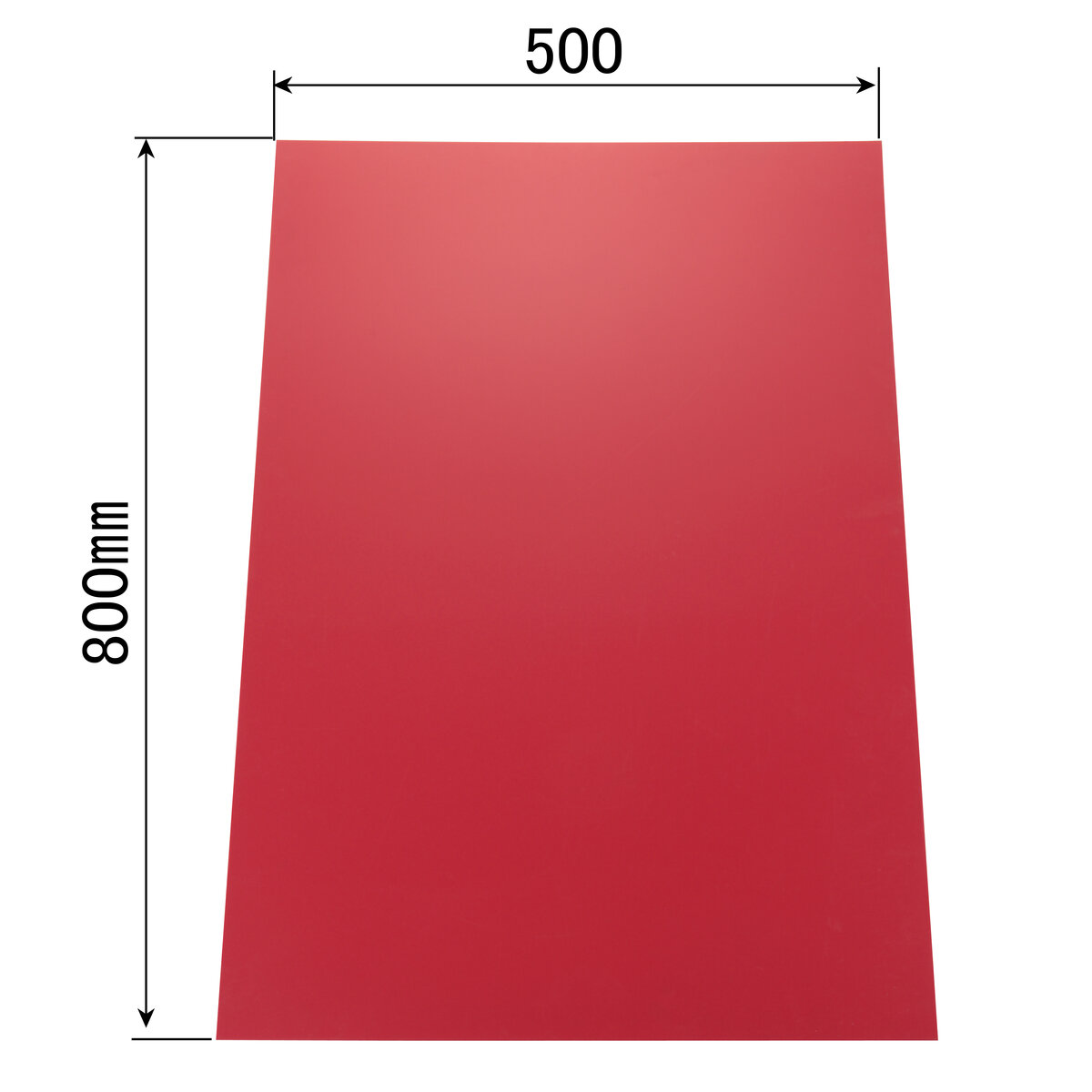 タレゴム EVA 500×800×2 赤 1枚