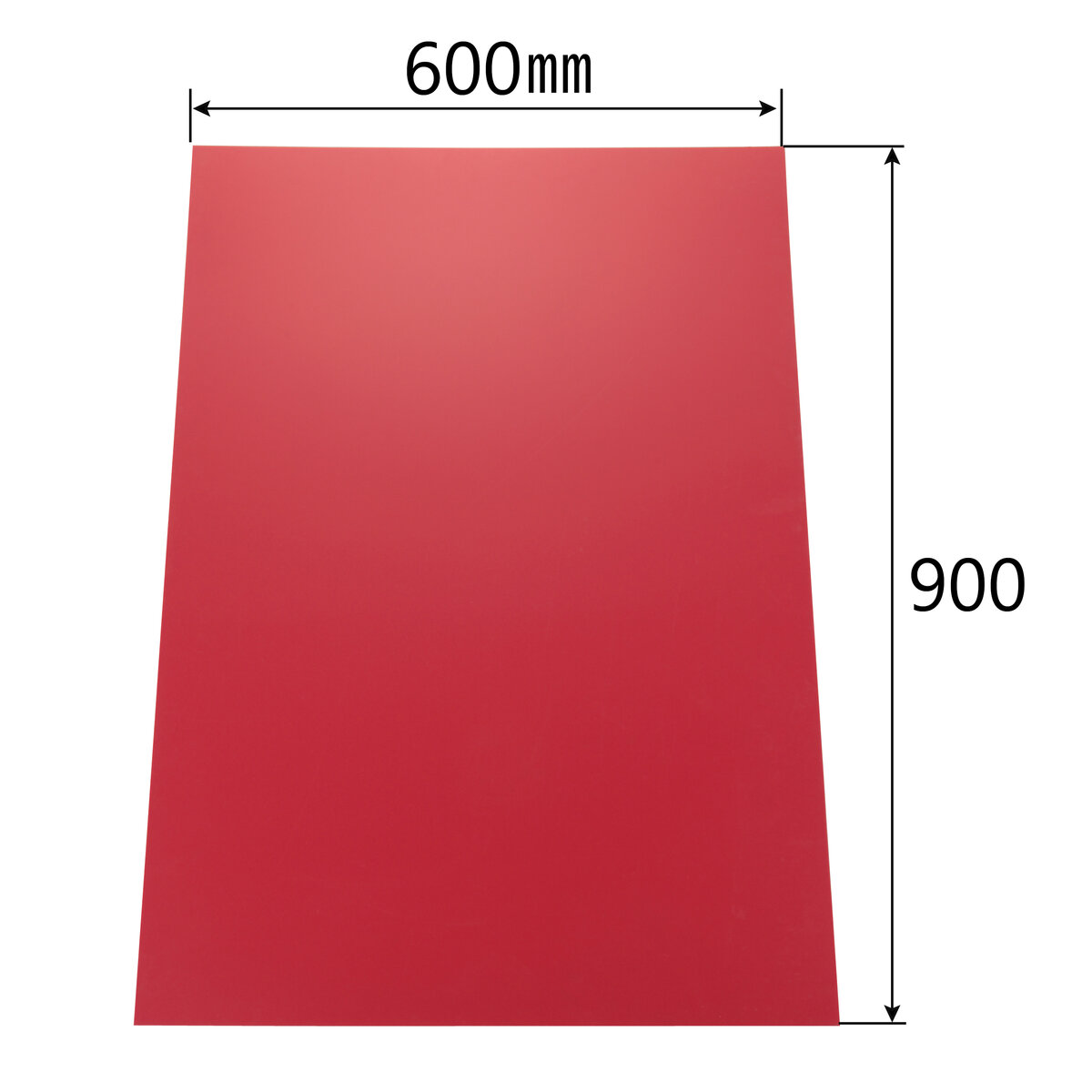 タレゴム EVA 600×900×3 赤 1枚
