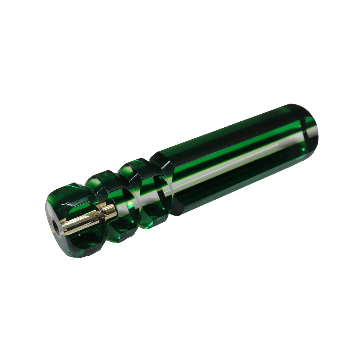 公式】パーマンショップ-クリスタル六角シフトノブ 210mm 12×1.25 緑