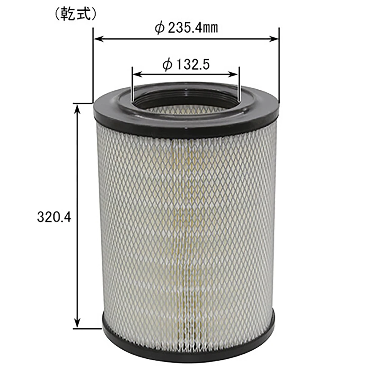 エアエレメント(フィルター) トラック用 UD 中型車用 乾式