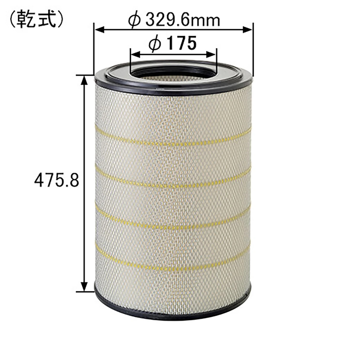 エアエレメント(フィルター) トラック用 UD 大型車用 乾式