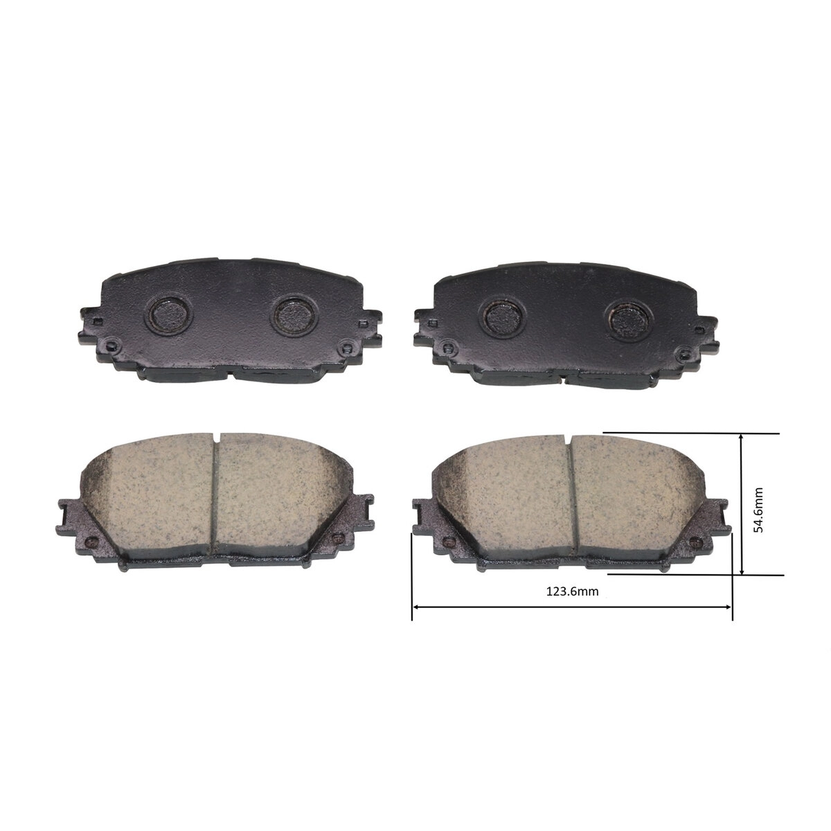 ブレーキパッド 乗用車用 フロント トヨタ 4枚組