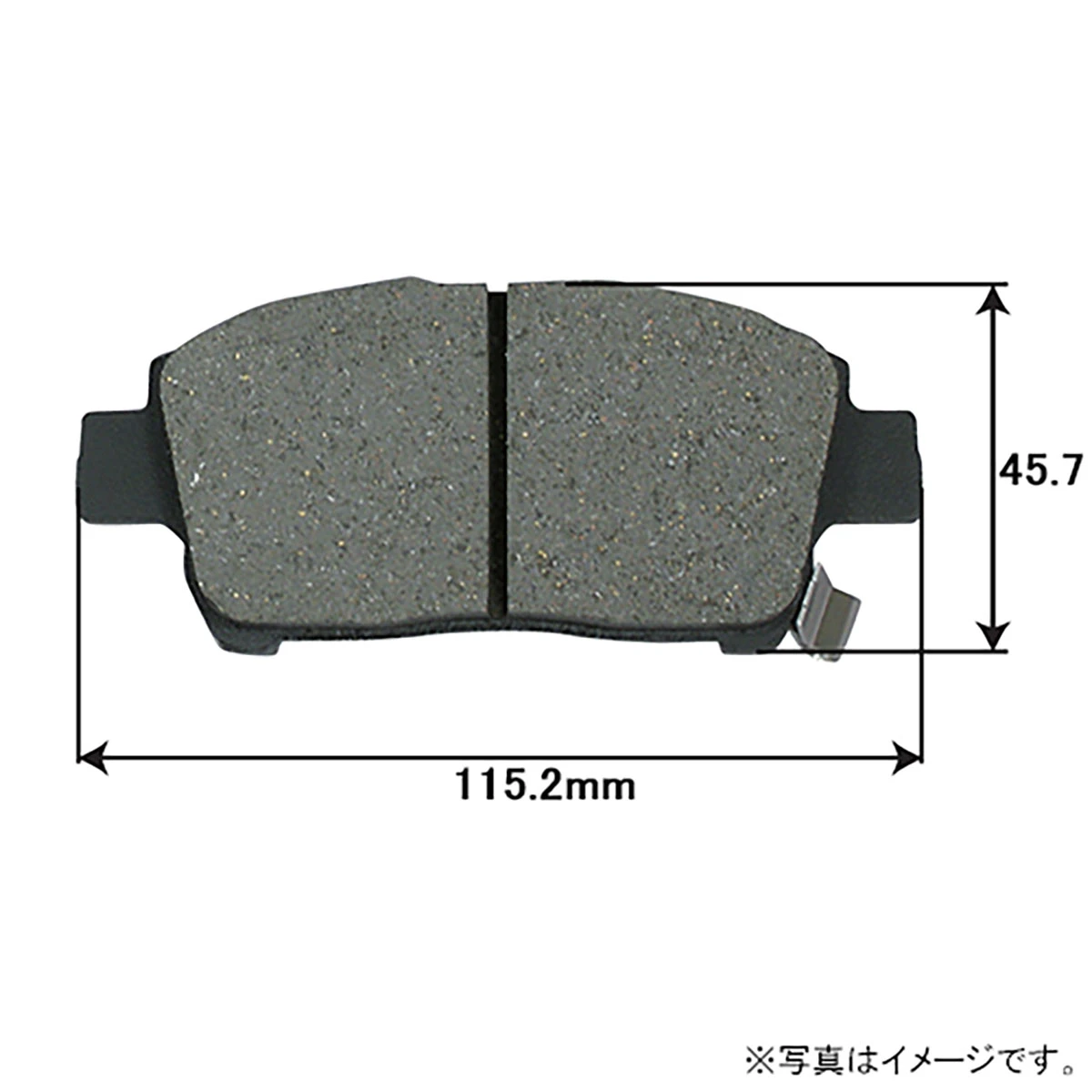 ブレーキパッド 乗用車用 リア トヨタ 4枚組