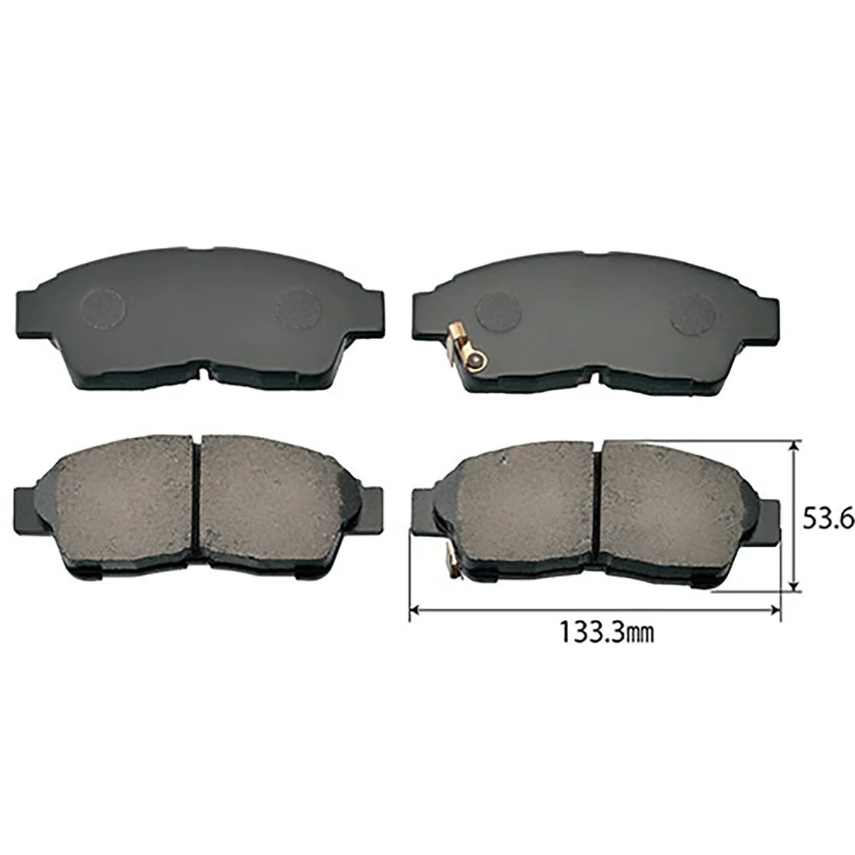 ブレーキパッド 乗用車用 フロント トヨタ 4枚組