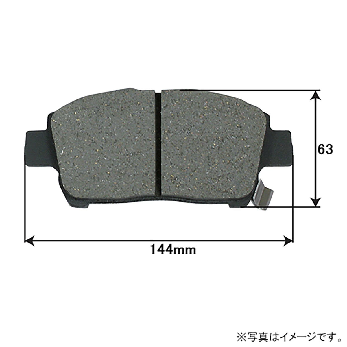 ブレーキパッド 乗用車用 フロント トヨタ 4枚組