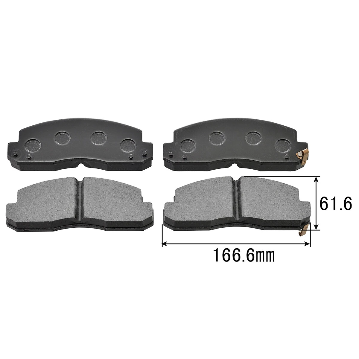 ブレーキパッド トラック用 フロント トヨタ 4枚組