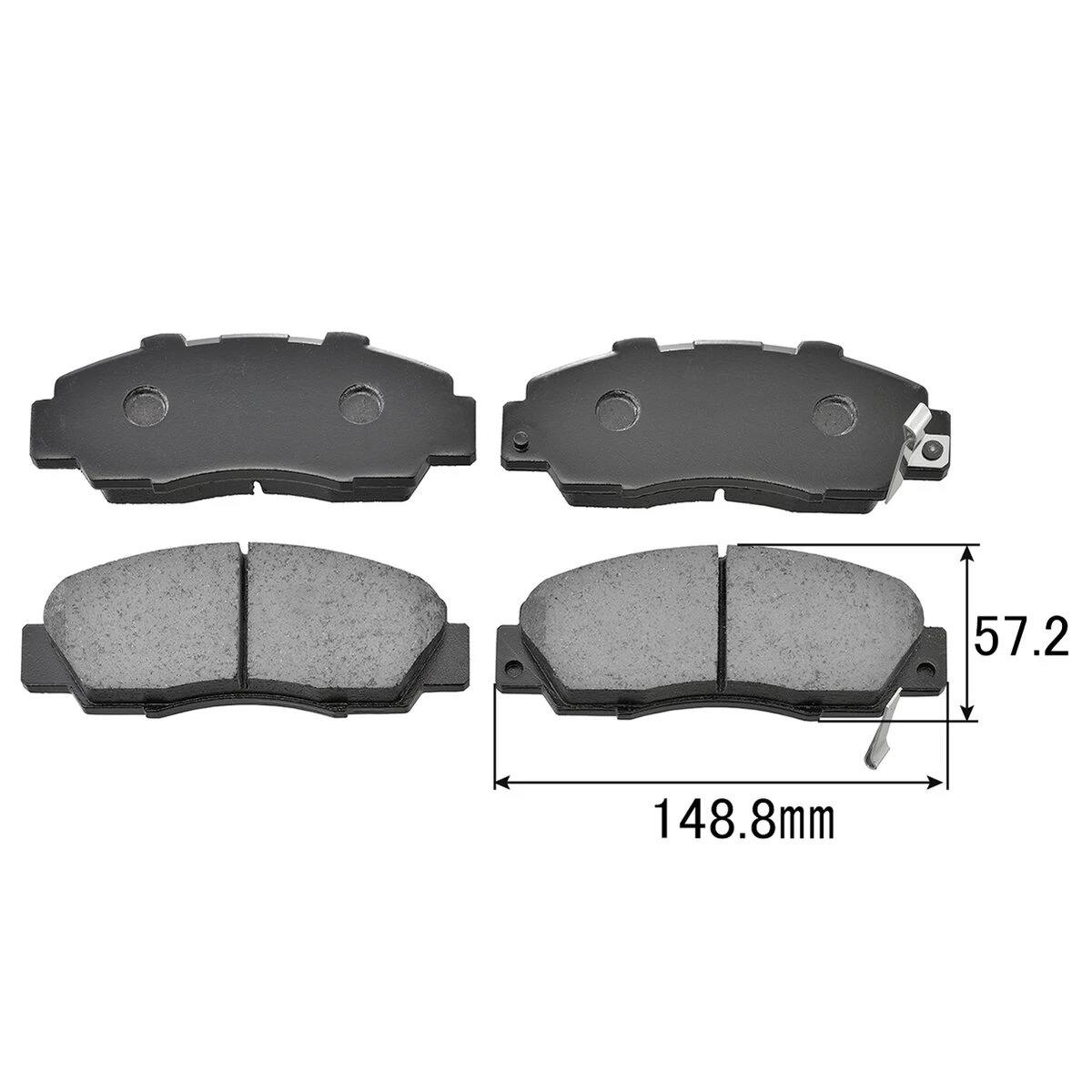 ブレーキパッド 乗用車用 フロント ホンダ 4枚組