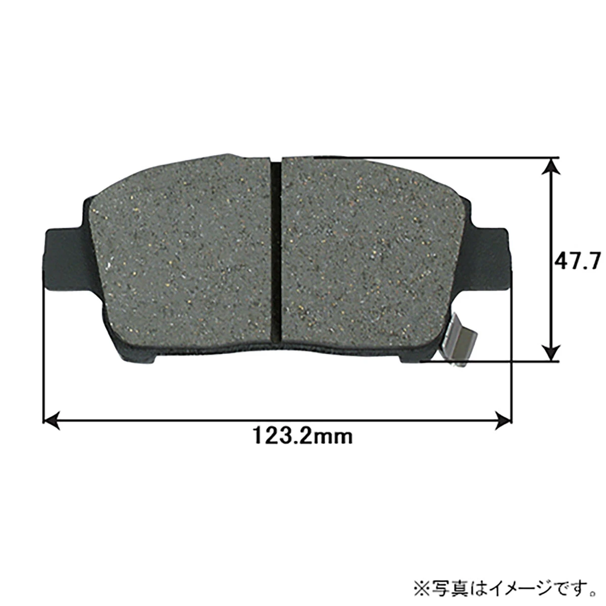 ブレーキパッド 乗用車用 リア スバル 4枚組