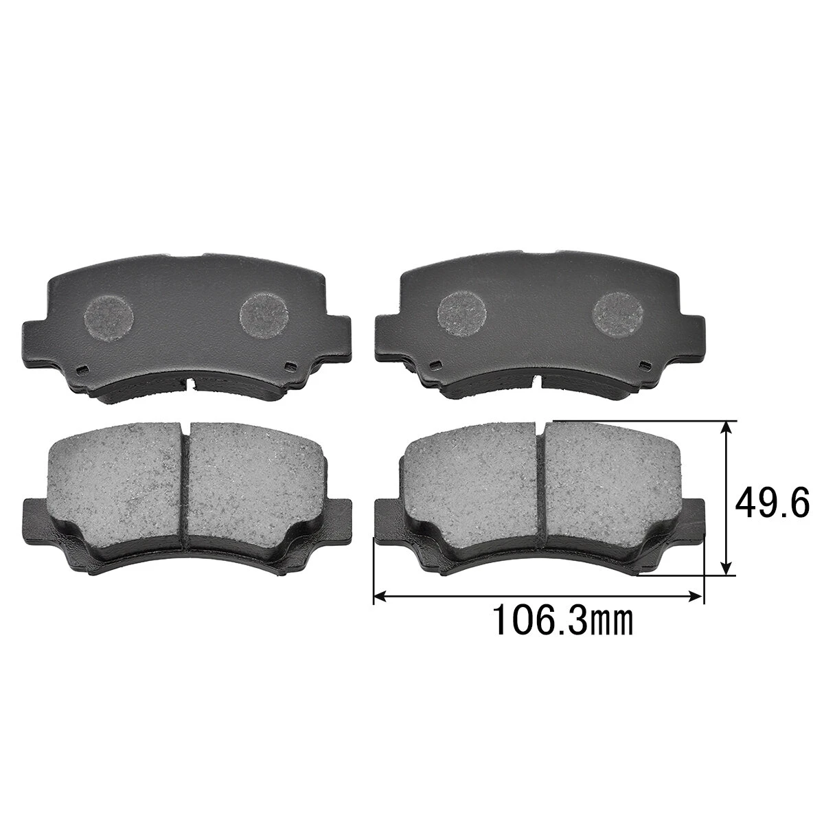 ブレーキパッド 乗用車用 フロント スズキ 4枚組