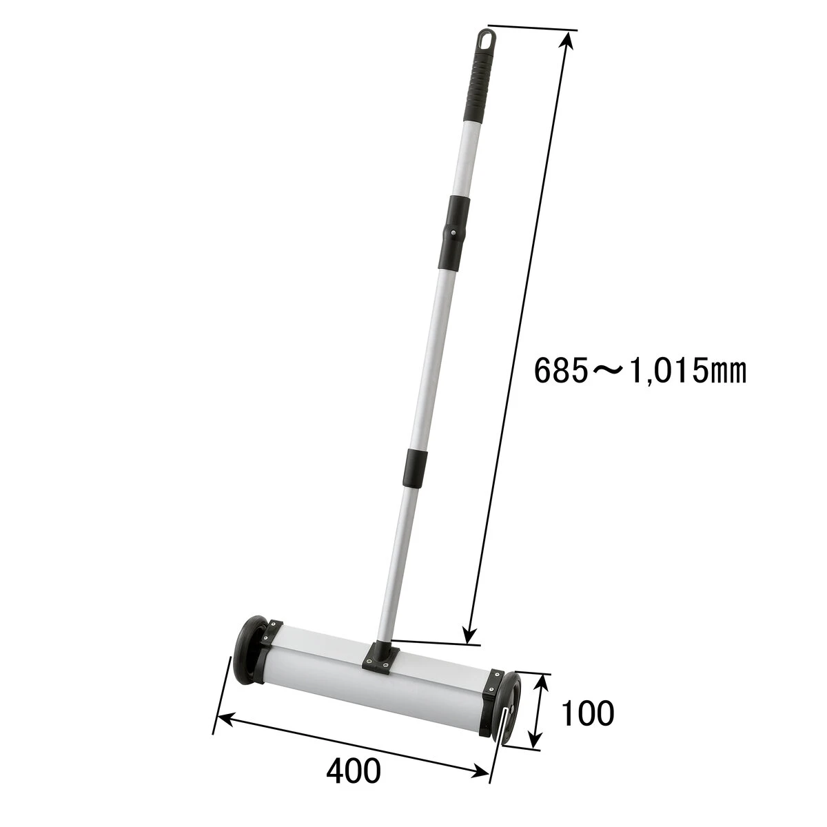 マグネット押しほうき ミニ スライドレバー式