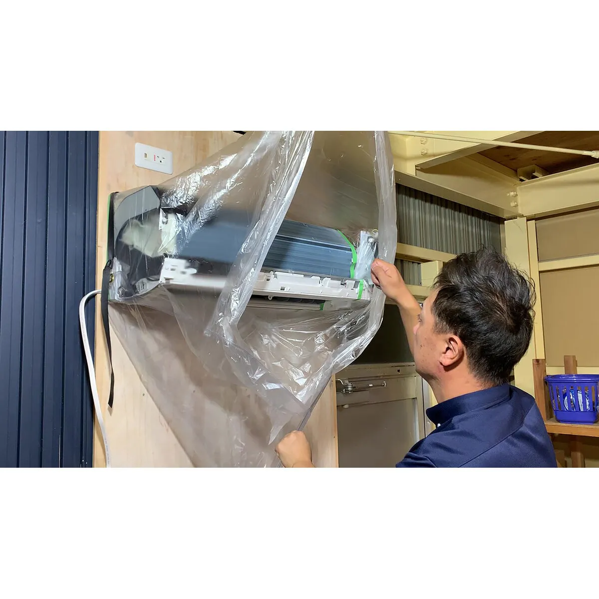 エアコン洗浄ホッパー 壁掛け型