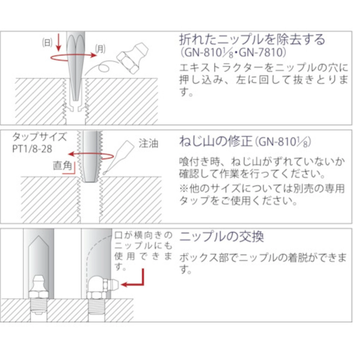 グリスニップルレンチ