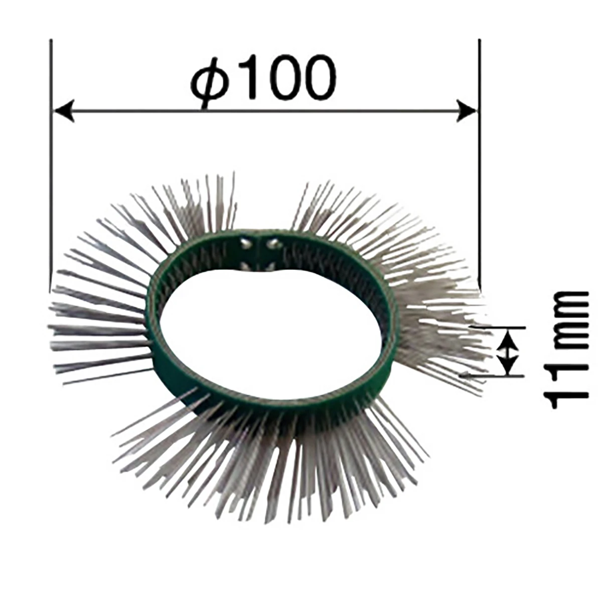 ワイヤーブラシ 巾11mm 細目 当社品番3656110000専用