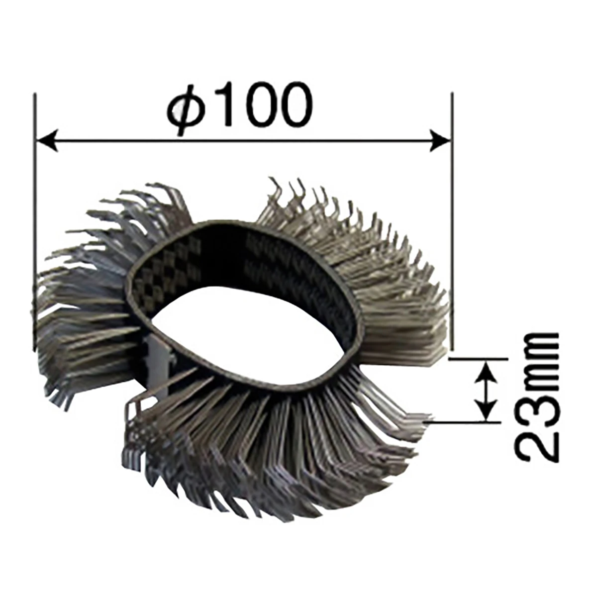 ワイヤーブラシ 巾23mm 粗目 当社品番3656110000専用