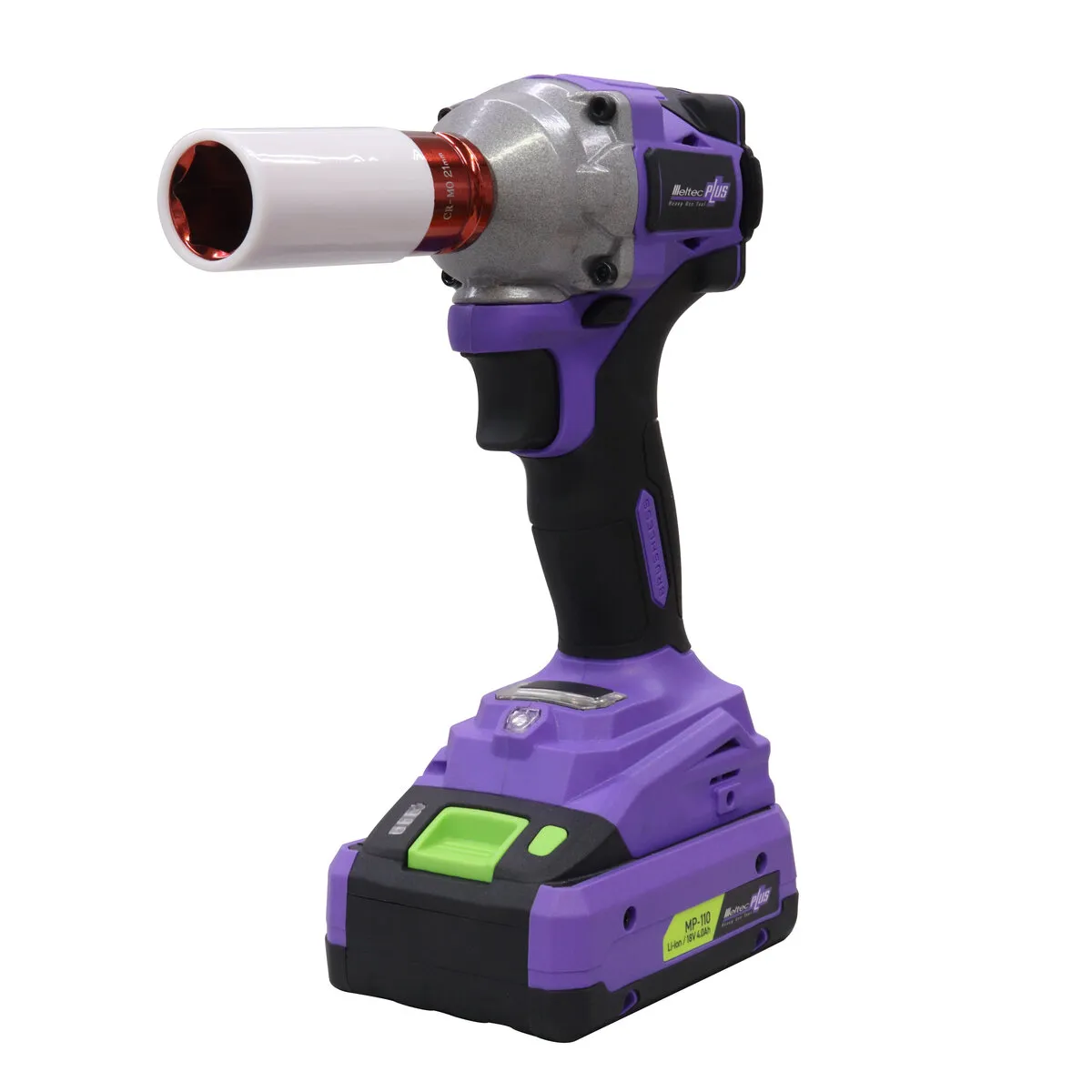 充電式インパクトレンチ  打撃強さ4段階設定