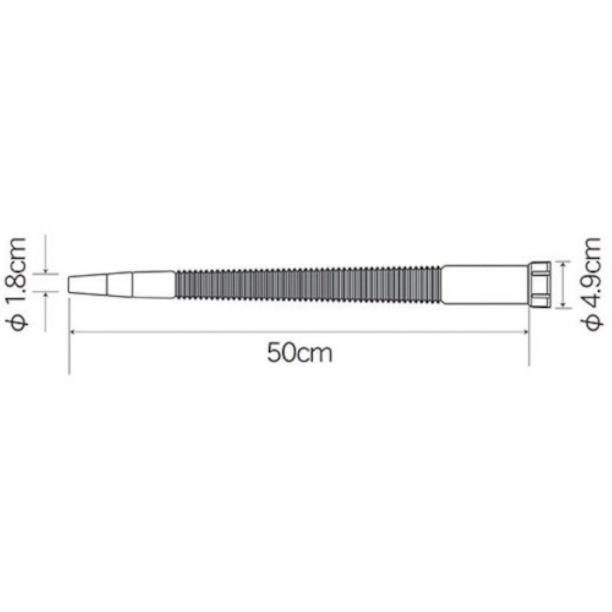 ポリジョッキ用ノズル 500mm 当社品番3733000000用