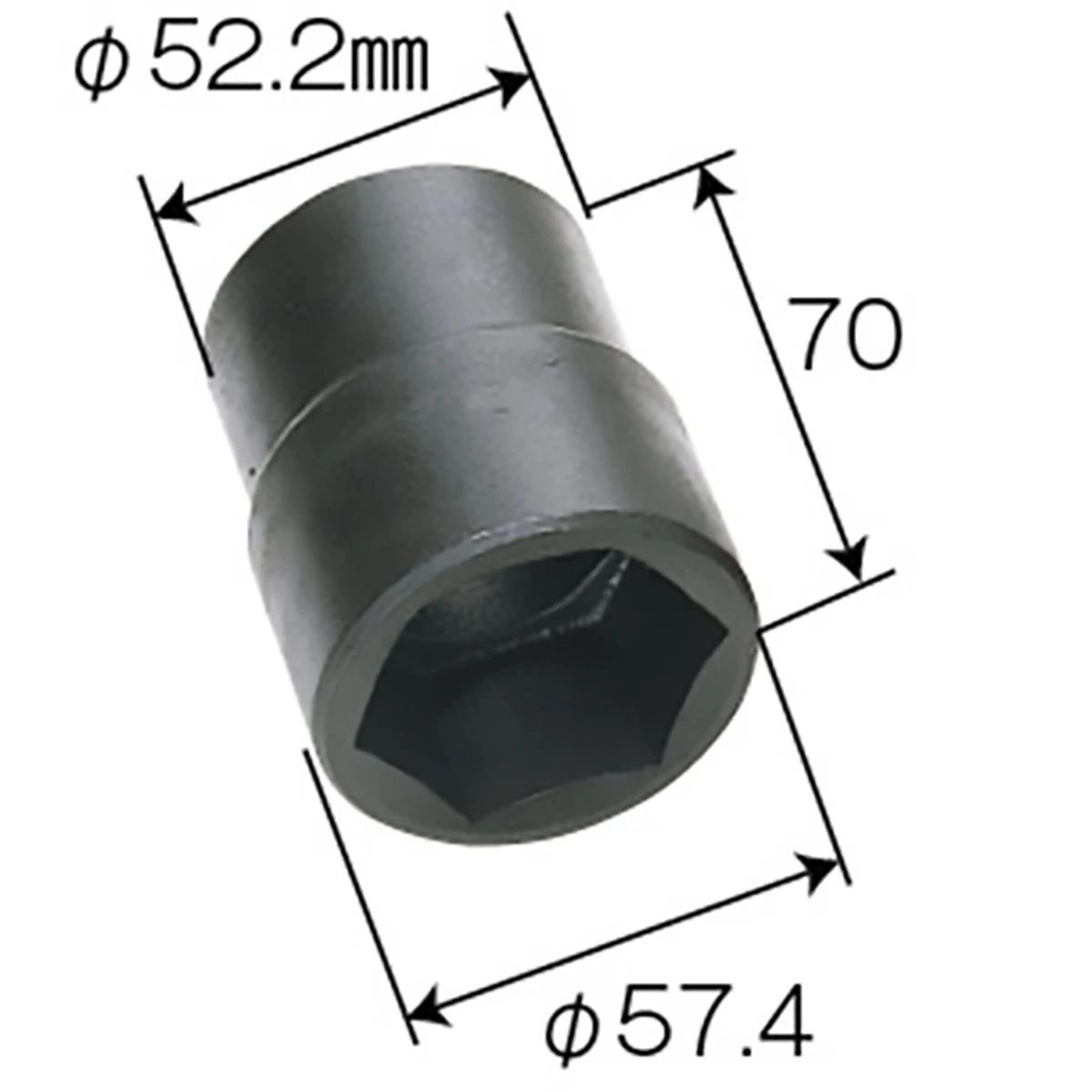 ソケット ギアレンチ用 差込角1インチ 四角 6角41mm