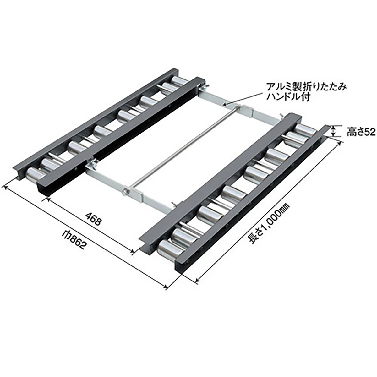 ローラー台 パレット移動用 1.5ton