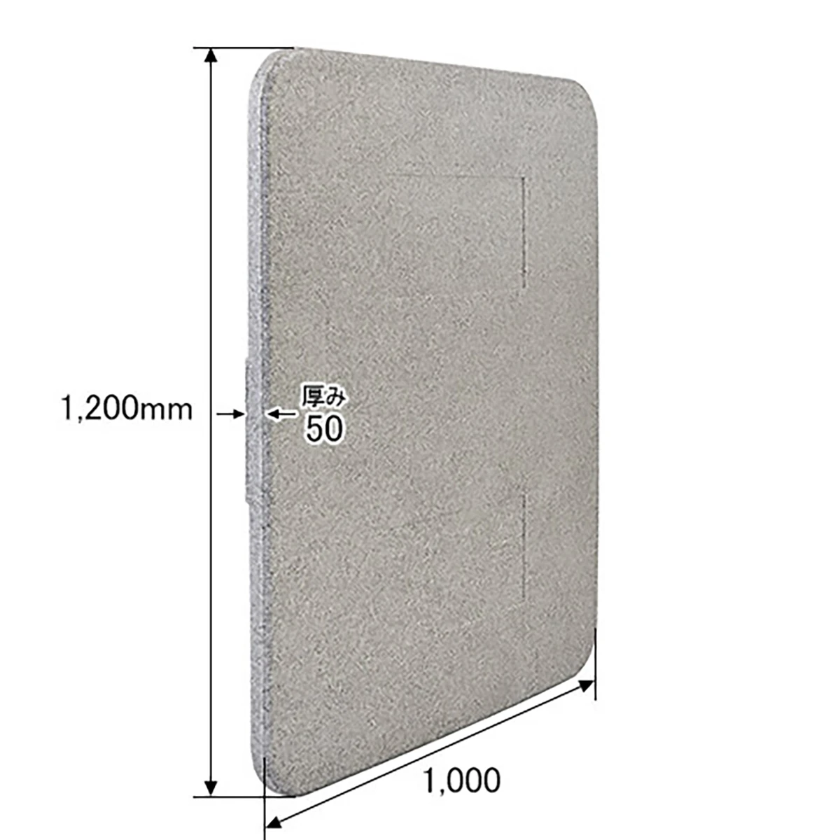 EPスペーサー 1200×1000mm 厚み50mm 発注数6枚以上