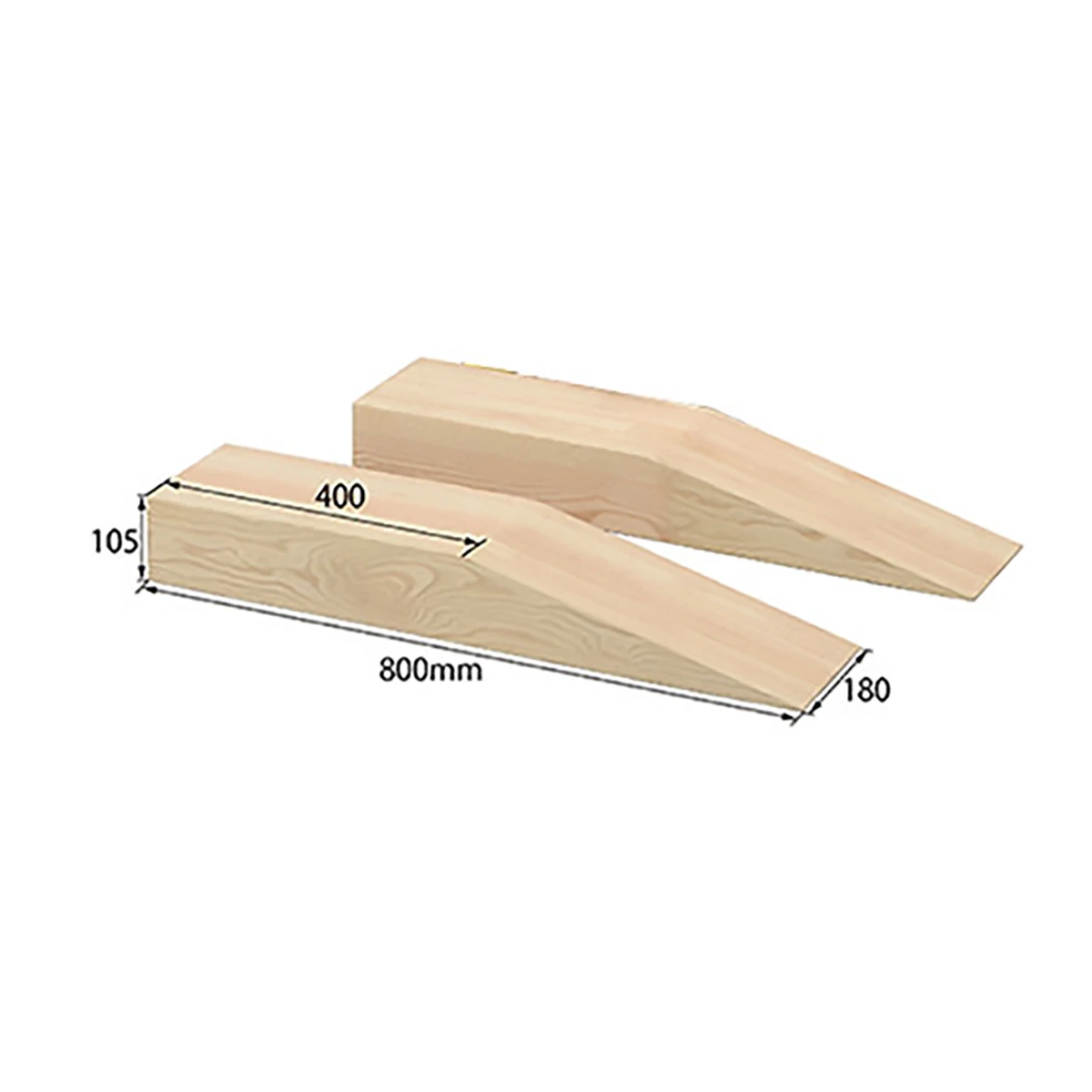 スロープ台 木製 2ヶ1セット