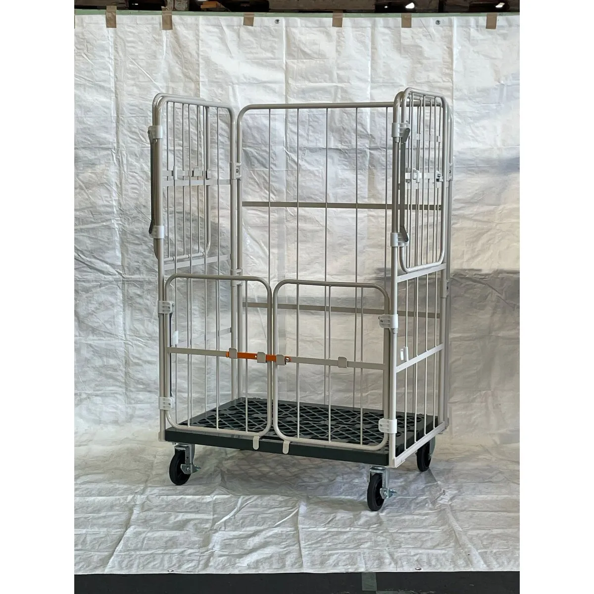 上下観音扉付コンビテナー 床板樹脂製