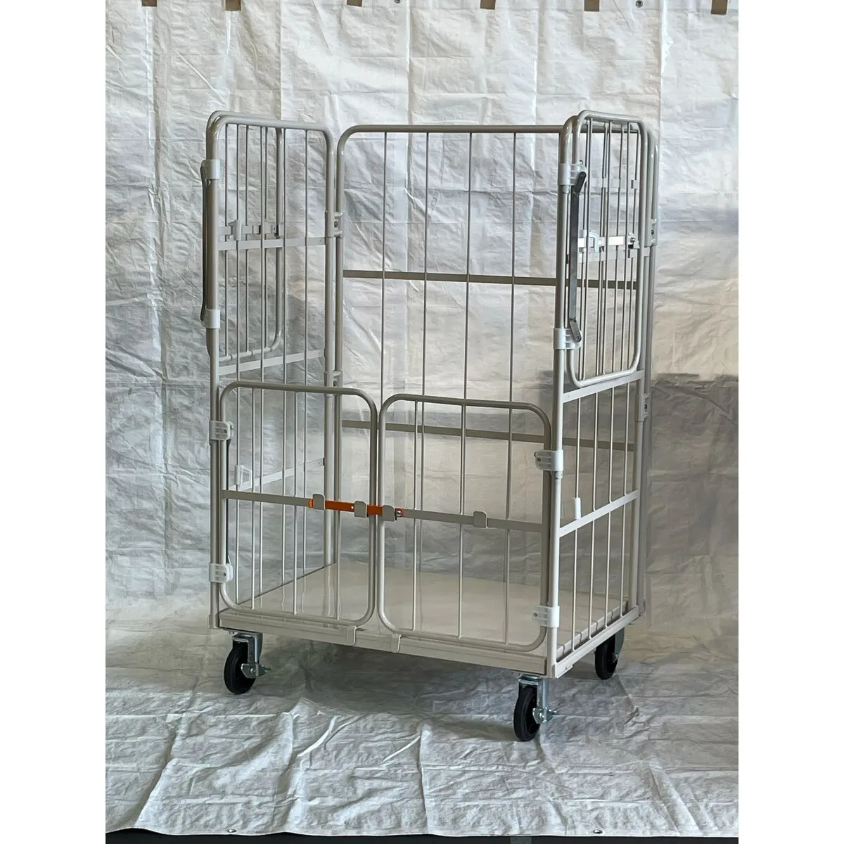 上下観音扉付コンビテナー 床板スチール製