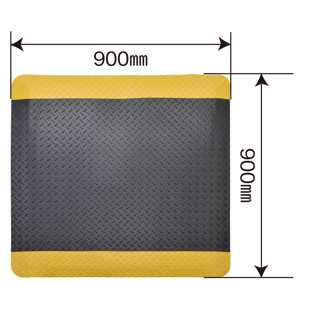 公式】パーマンショップ-疲労軽減マット 900×900mm: 身体保護・安全