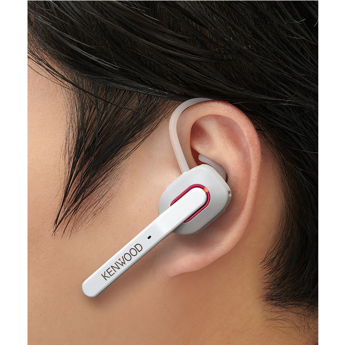 片耳ヘッドセット 白