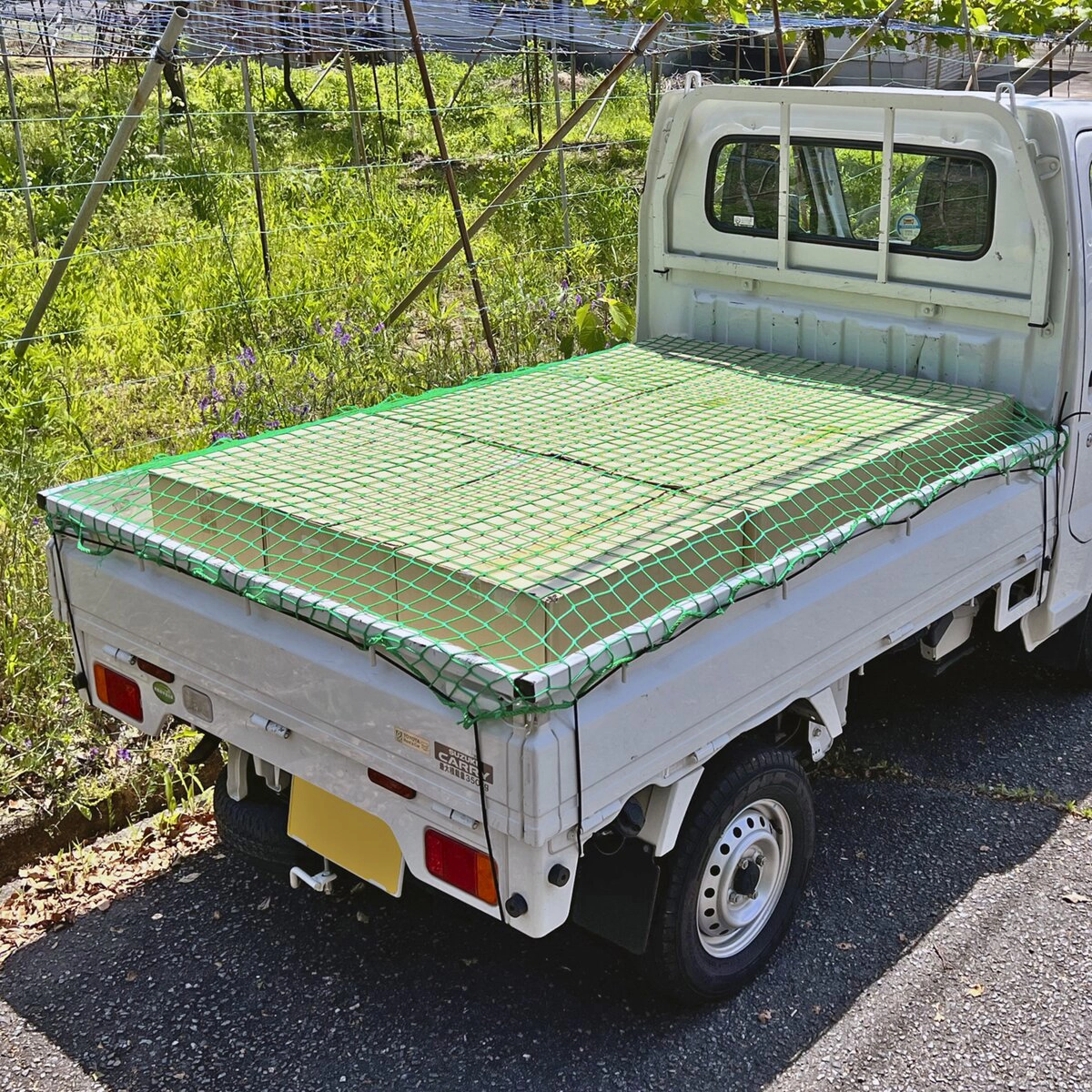 カーゴネット 軽トラック用 サイズ約1.49×2.2m