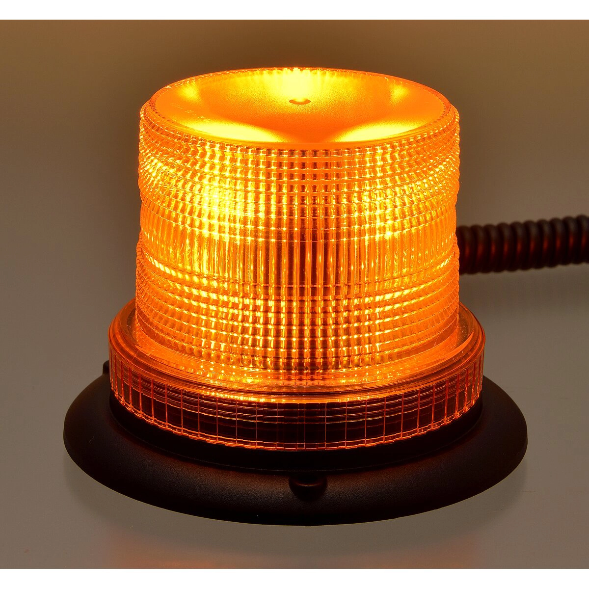 LEDフラッシュ灯 オレンジ マグネット ビス止め兼用 DC12～24V 準防水