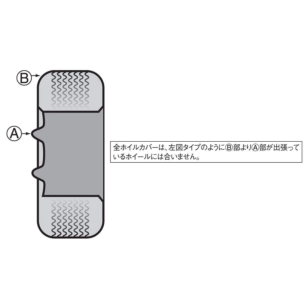 ホイルカバー ABS 4枚入 13インチ