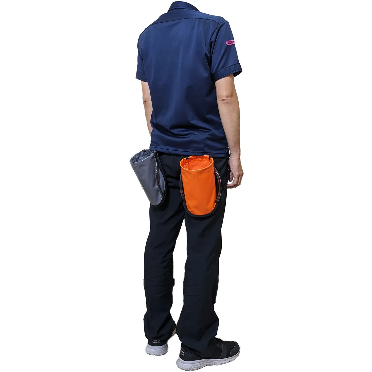 清掃用腰袋 オレンジ