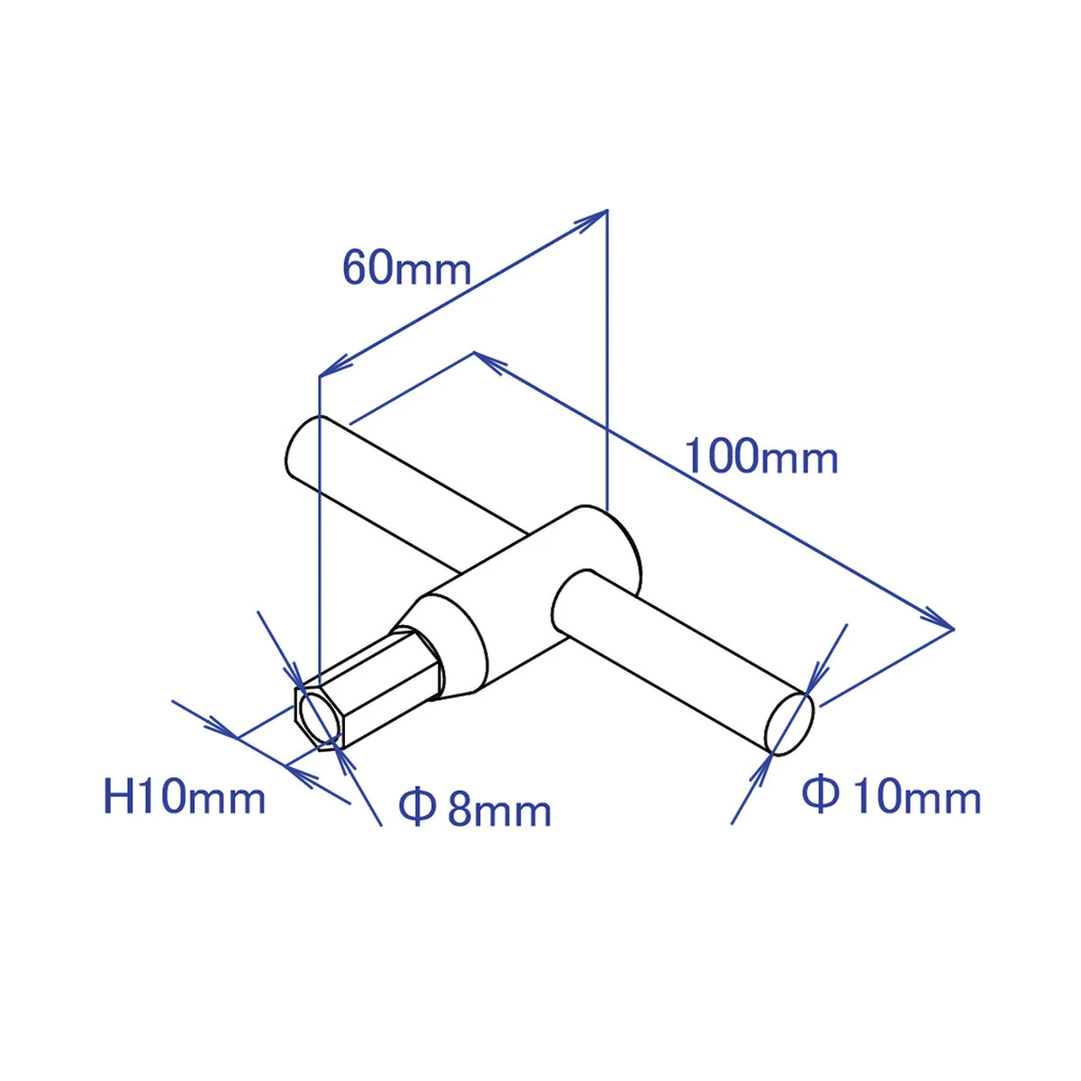 T型六角レンチ トラックあおり専用