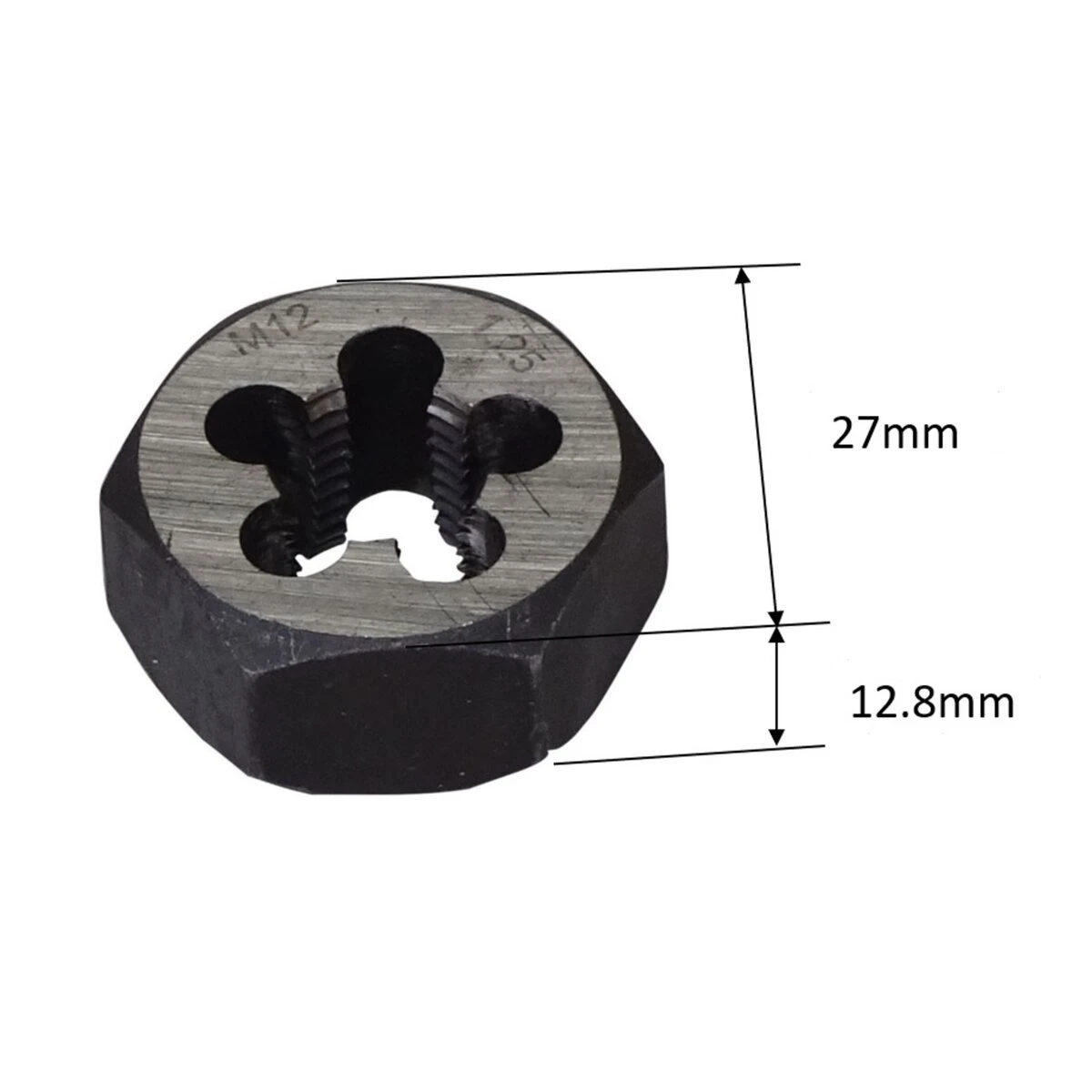 六角ダイス M12×1.25 右ねじ専用