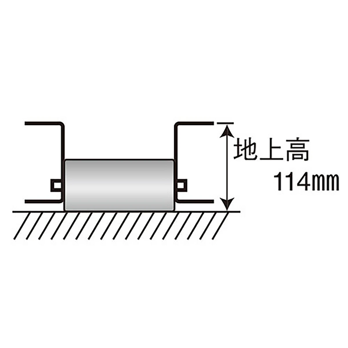 パレット・ドーリー アルミ 1.5ton 巾910×長さ1,067mm Eクリップアンカー無しタイプ