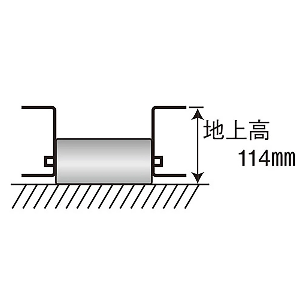 パレットドーリー アルミ 1.5ton 巾915×長さ913mm Eクリップアンカー無しタイプ