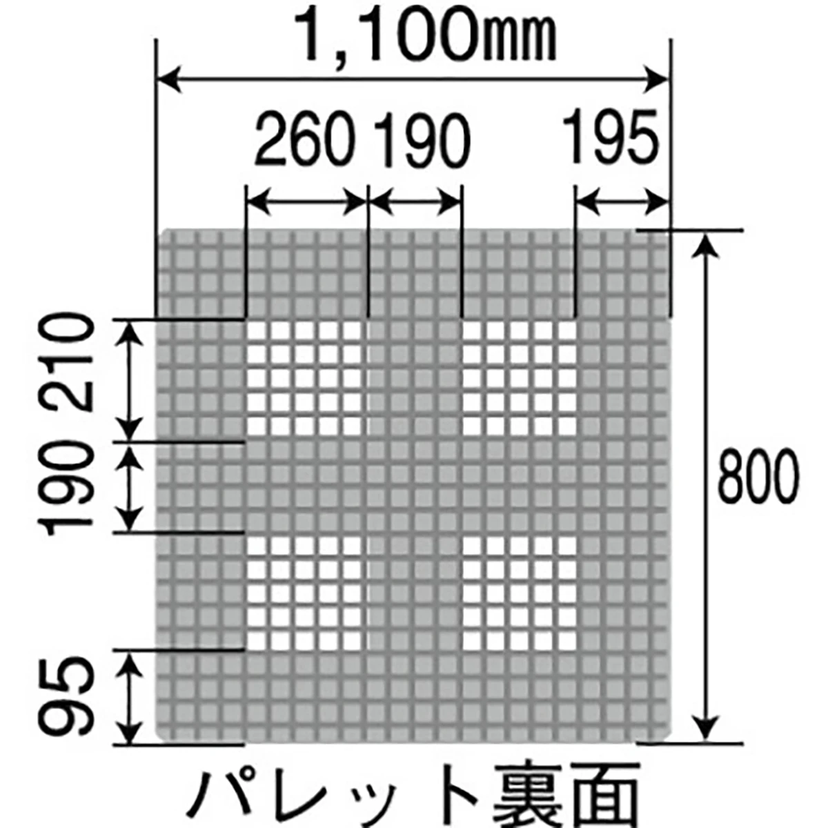 パレット 1100×800