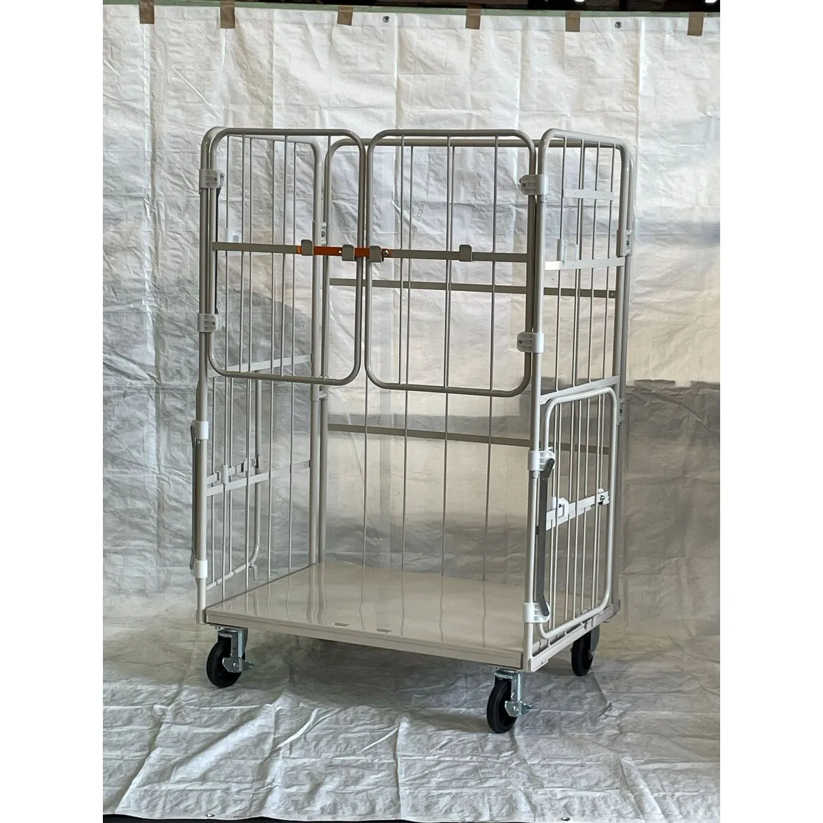 上下観音扉付コンビテナー 床板スチール製