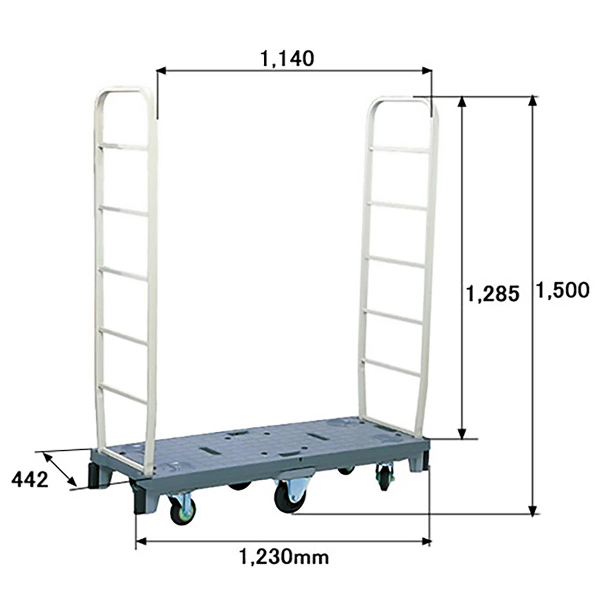 6輪スリムカート 500kg