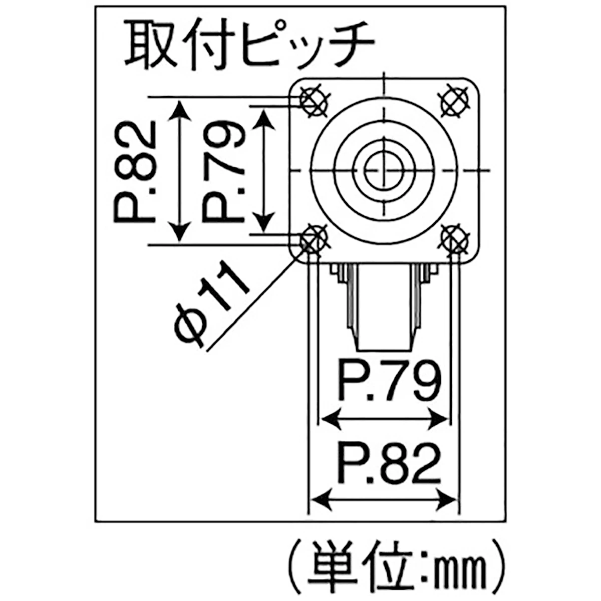 キャスター 台車用 ベアリング入 φ130mm 耐荷重180kg 自在輪