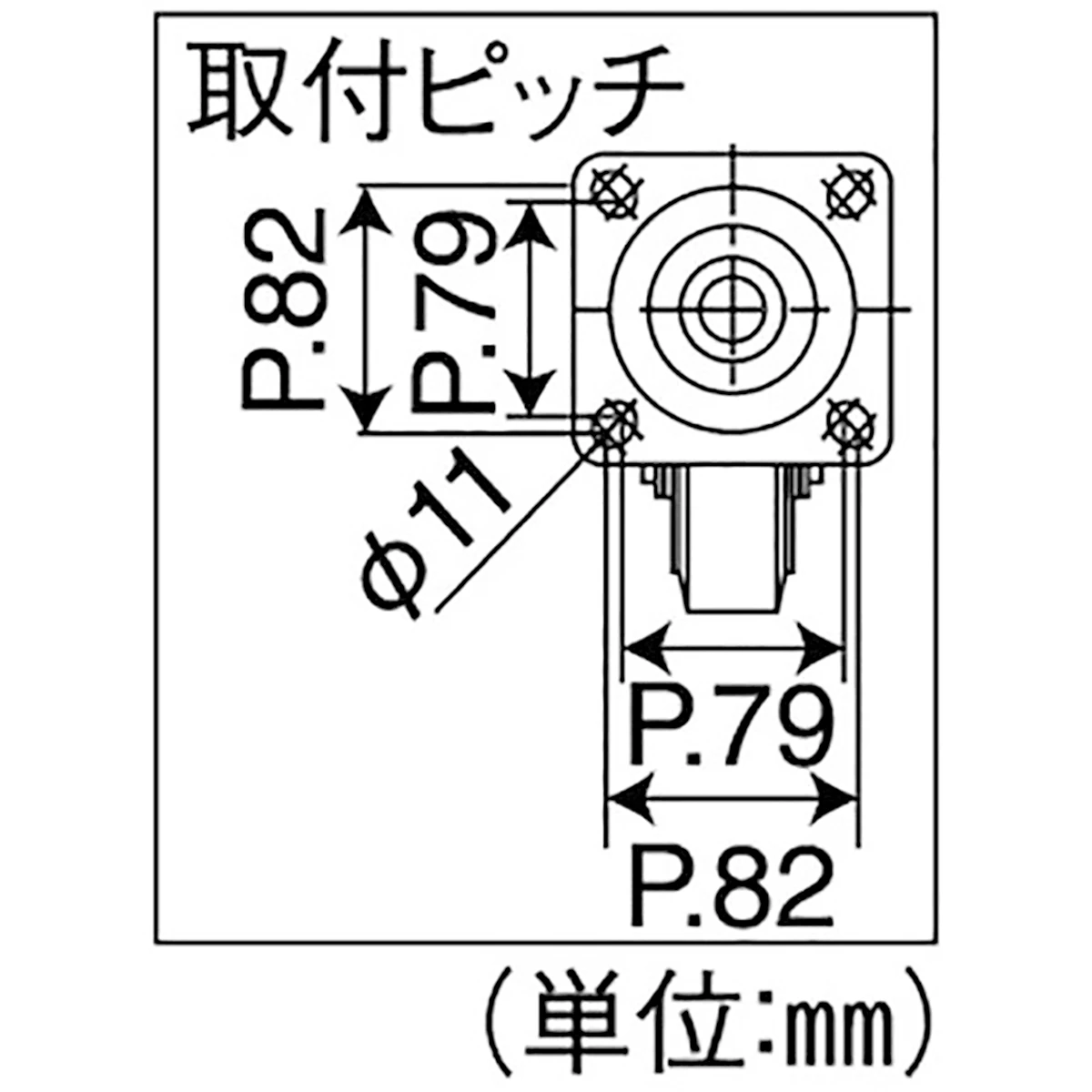 ウレタン キャスター 台車用 ベアリング入 φ130mm 耐荷重260kg 自在輪 ストッパー付