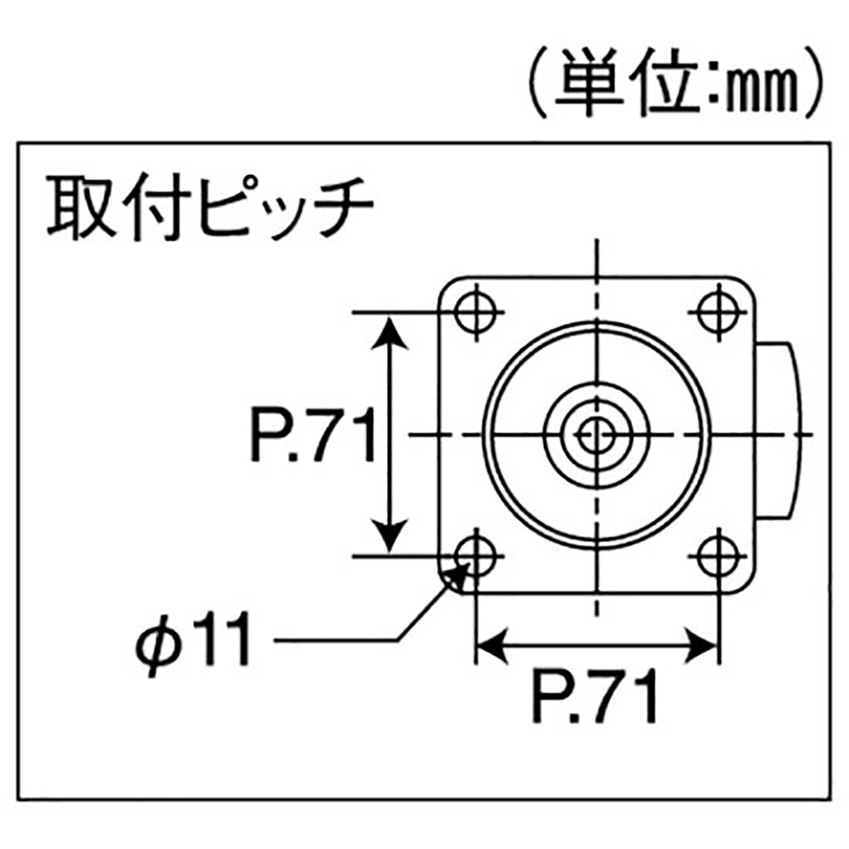 公式】パーマンショップ-キャスター 低床重荷重用 強化ナイロン φ75mm