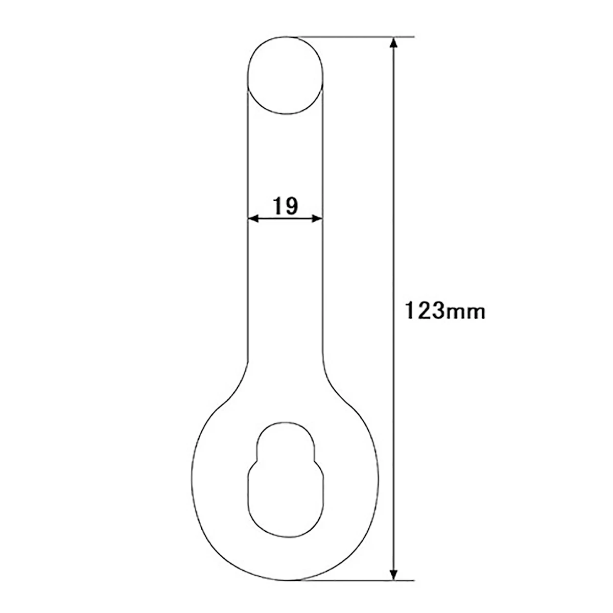 ワンタッチシャックル 2.5ton スチール 1ヶ売り