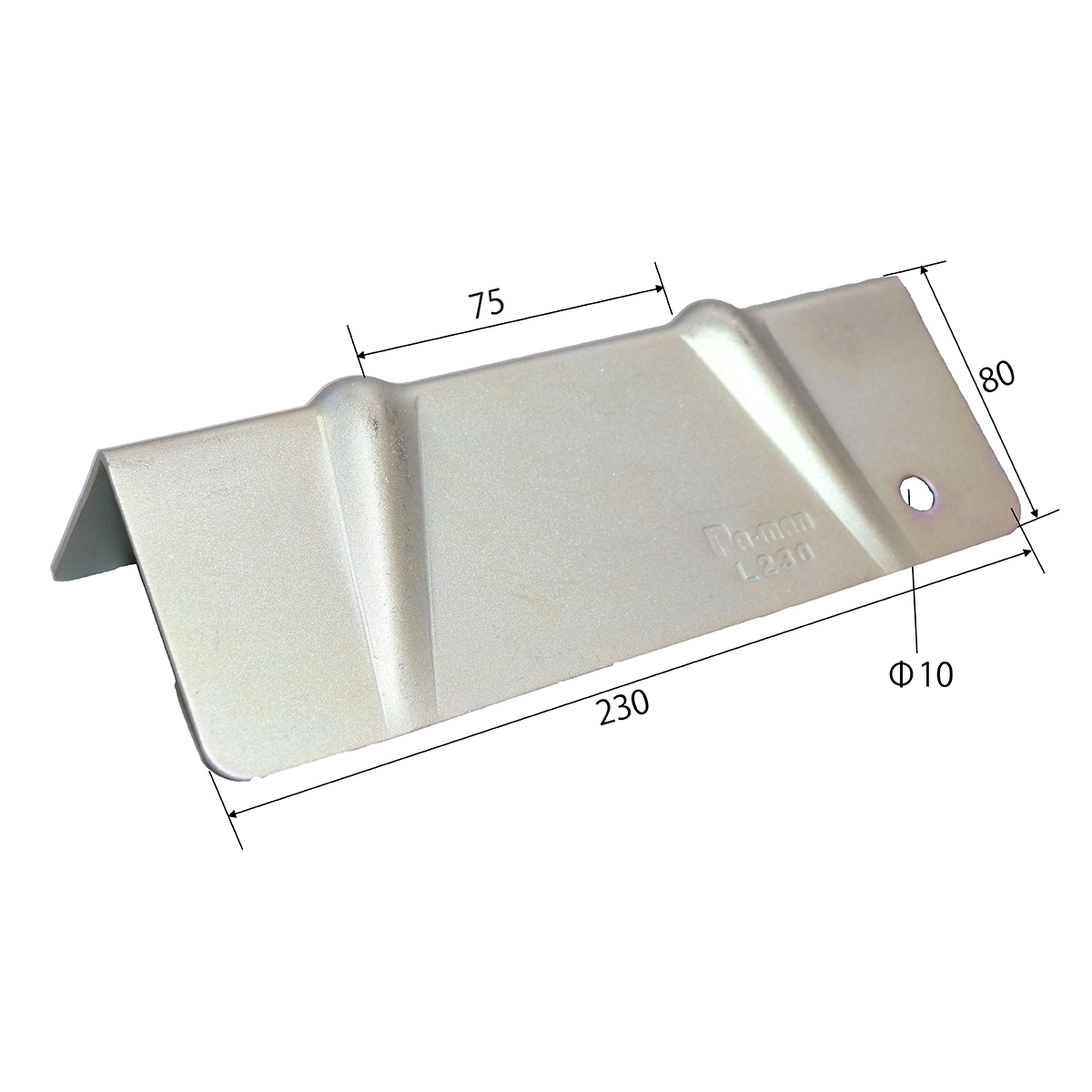 Lコーナー スチールメッキ 薄板タイプ