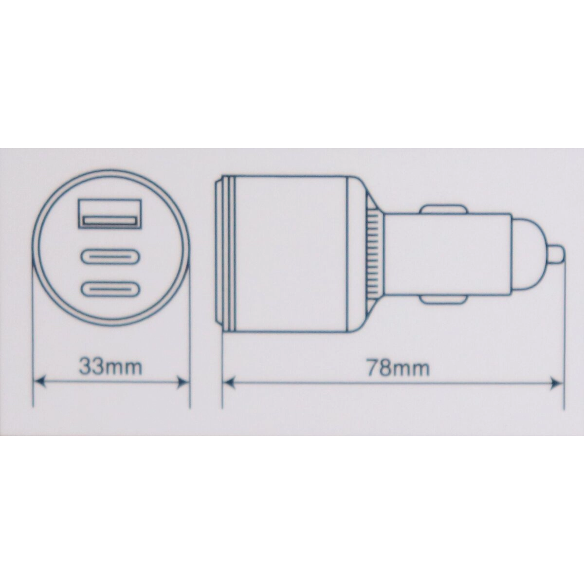 USBソケット A＋C＋C 激速充電 高出力タイプ 12V/24V対応 車載用充電器