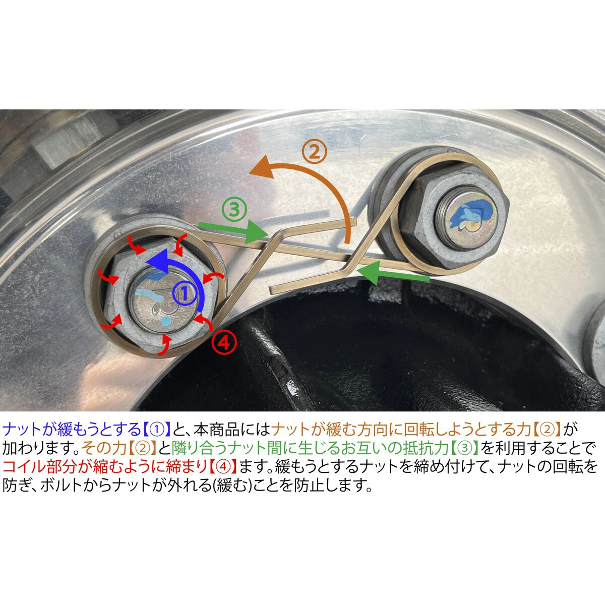 ナット緩み止めリンク 33mm 10個入 イギリス製