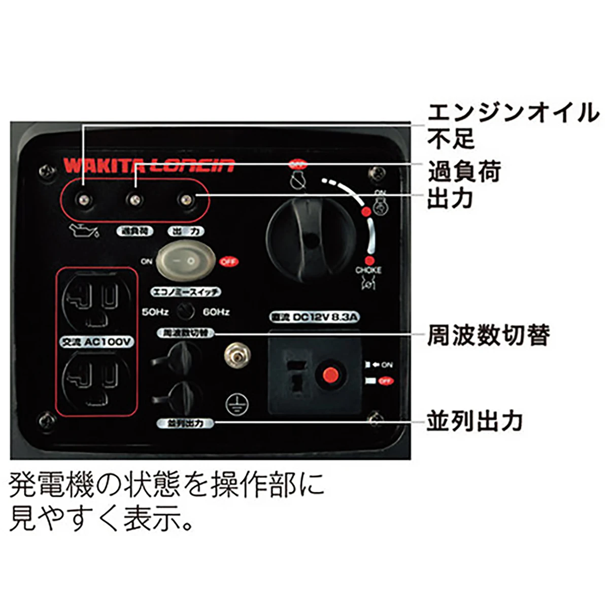 ポータブルインバーター発電機 超低騒音型 1.6KVA